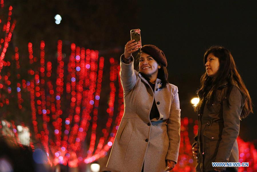 FRANCE-PARIS-CHAMPS-ELYSEES-CHRISTMAS ILLUMINATIONS