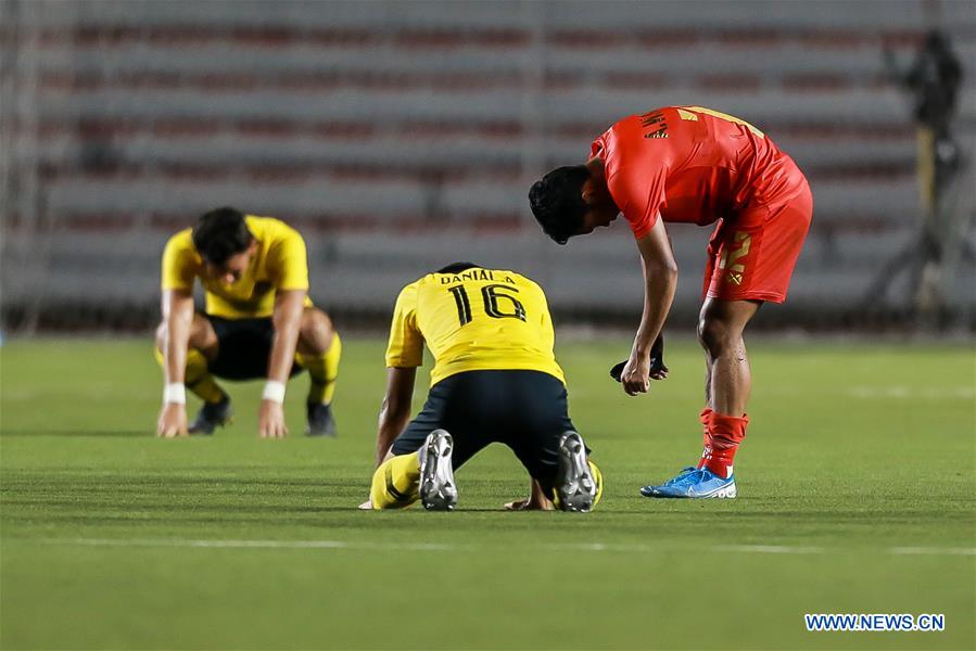 (SP)PHILIPPINES-MANILA-SEA GAMES-SOCCER-MALAYSIA VS MYANMAR