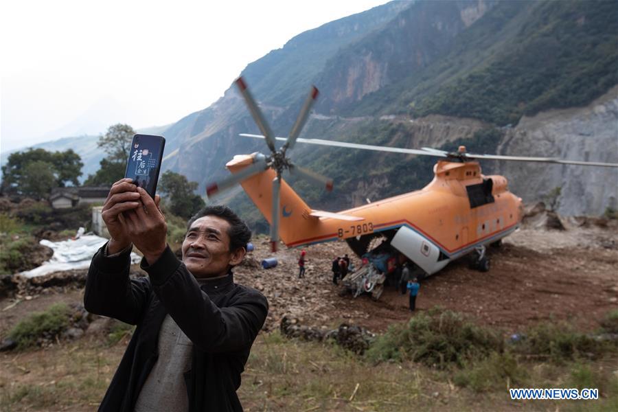 CHINA-SICHUAN-ROAD CONSTRUCTION-MI-26 HELICOPTER (CN)