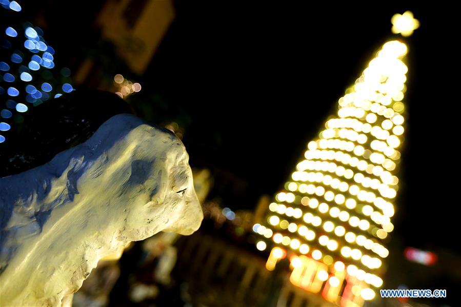 LEBANON-BYBLOS-CHRISTMAS TREE