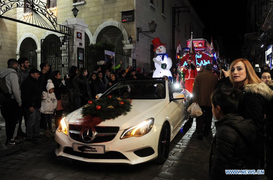 SYRIA-DAMASCUS-HOLIDAY SEASON-CELEBRATIONS