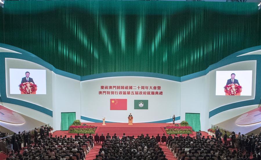 CHINA-MACAO-XI JINPING-ANNIVERSARY GATHERING-INAUGURATION (CN)