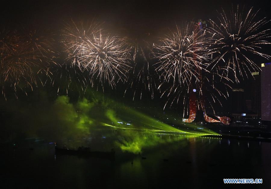 CHINA-MACAO-20TH ANNIVERSARY-RETURN TO MOTHERLAND-FIREWORKS (CN)