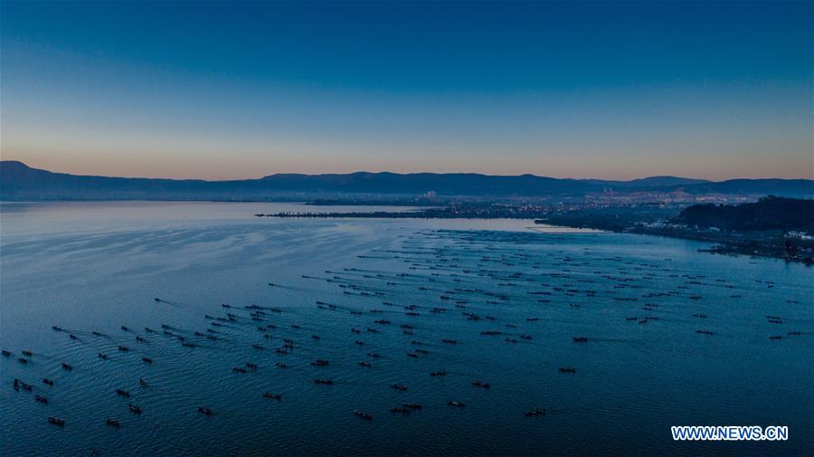 CHINA-YUNNAN-XINGYUN LAKE-FISH SEASON-START (CN)