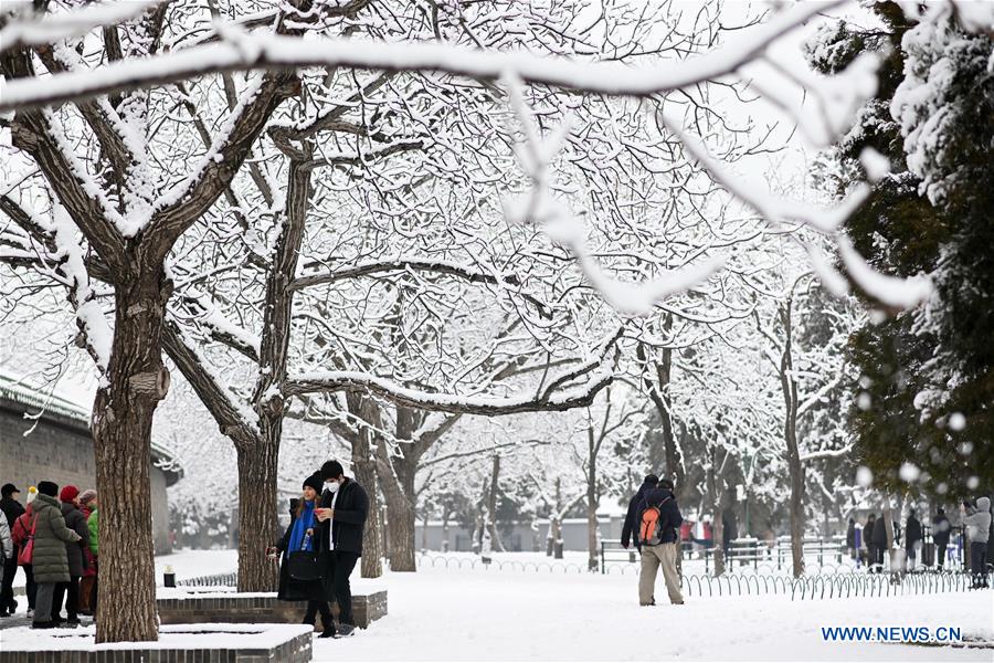 CHINA-BEIJING-SNOW SCENERY (CN)