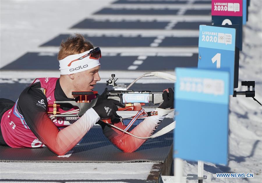 (SP)FRANCE-LES ROUSSES-WINTER YOG-BIATHLON-MEN'S 7.5KM SPRINT