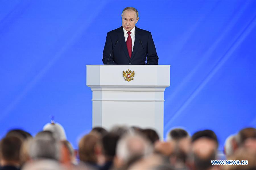 RUSSIA-MOSCOW-PUTIN-ANNUAL ADDRESS