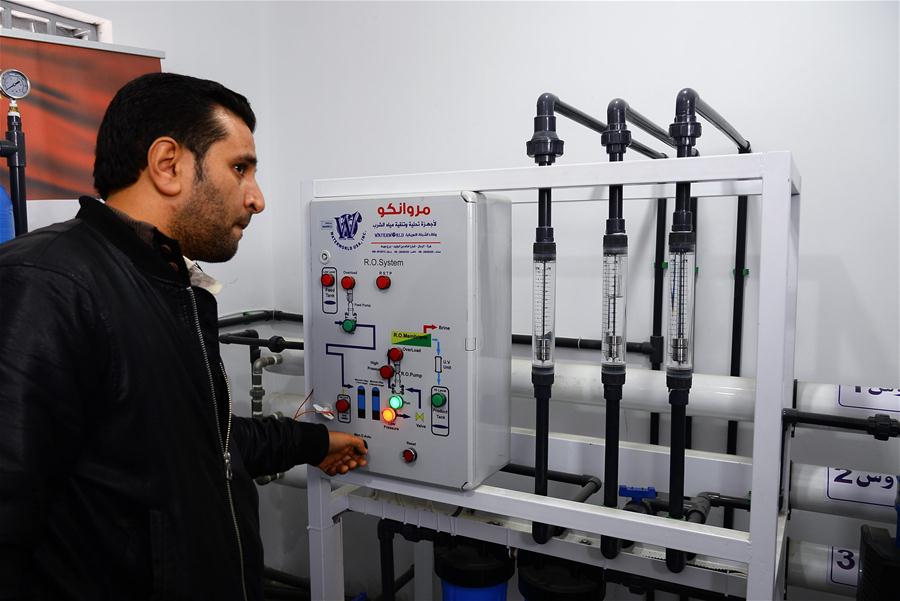 MIDEAST-GAZA-CHINA-DESALINATION PLANTS