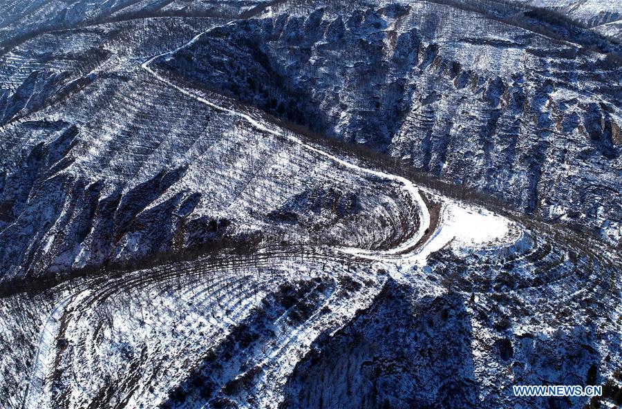 CHINA-SHAANXI-YAN'AN-SNOW SCENERY (CN)