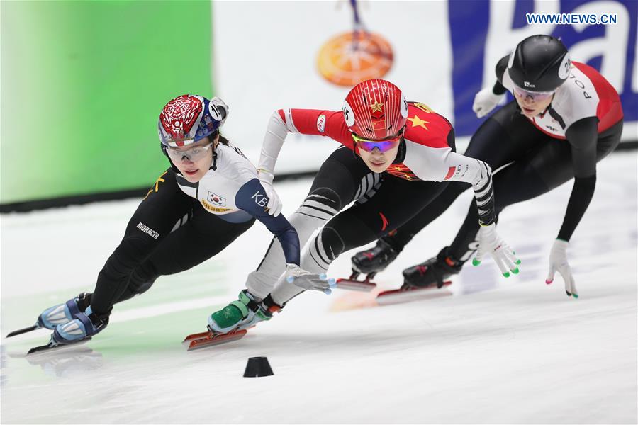 (SP)THE NETHERLANDS-DORDRECHT-ISU WORLD CUP-SHORT TRACK