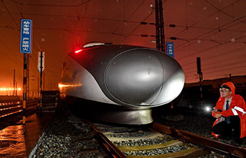 Bullet trains carefully checked due to continuous rain in S China