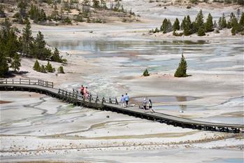 Scenery of Yellowstone National Park