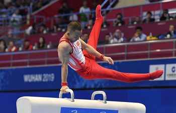 7th CISM Military World Games: pommel horse of artistic gymnastics