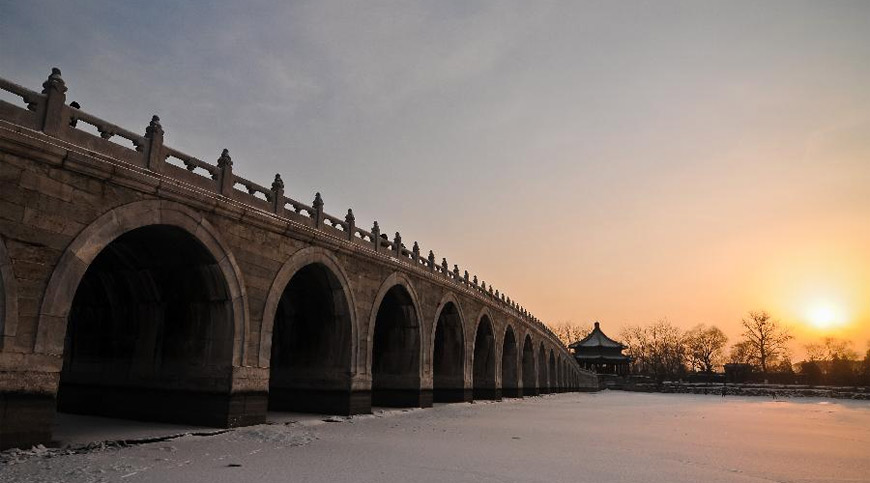 雪后頤和園