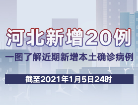 河北新增20例，一圖了解近期新增本土確診病例