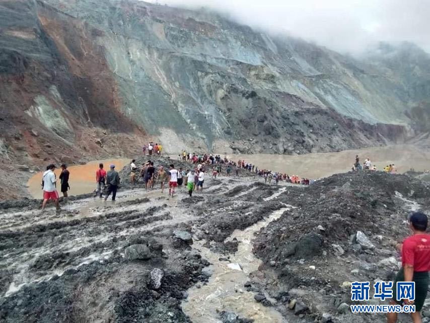 （國(guó)際）（8）緬甸北部礦區(qū)發(fā)生坍塌事故至少96人死亡