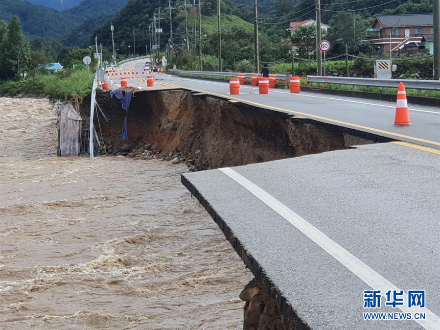 （國際）（4）臺風(fēng)“海神”過境韓國致2人失蹤