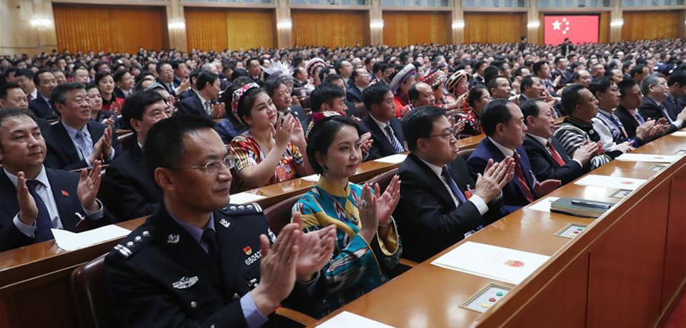 3月19日：十三屆全國人大一次會議第七次全體會議